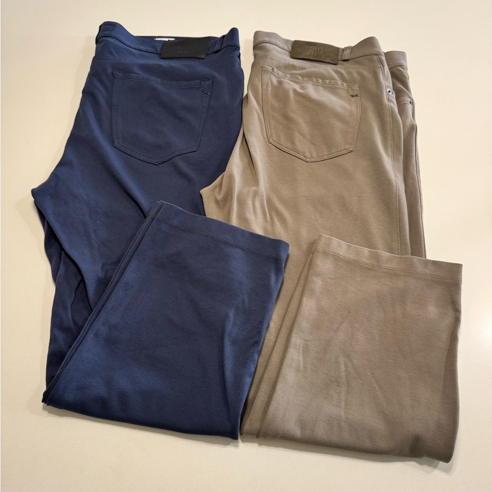 BRAX Lot Of 2 Men’s Pants Size 38x26 Chuck Modern Fit Golf Stretch Performance